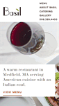 Mobile Screenshot of basilrestaurant.com